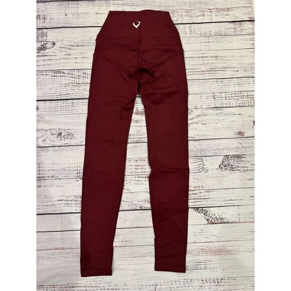 Violate the Dress Code NWT Desire Pocket Leggings in Maroon Size Small - Picture 5 of 10